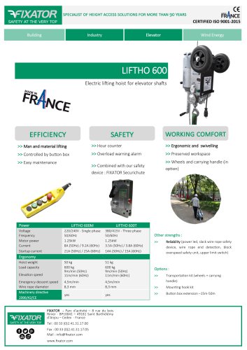 LIFTHO 600_LIFTHO 1000T 527 electric hoist