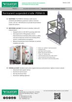 Permanent suspended cradle PERM 01 - 1