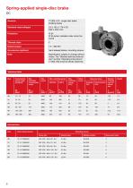 Brochure | Spring-Applied Brake - Classic Line -6