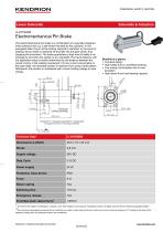 Datasheet | Emergency solenoid arrestor