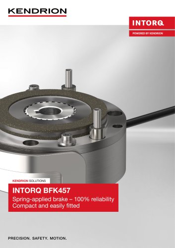 Spring-Applied Brakes - INTORQ BFK457