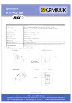Heavy duty electric solenoid cabinet lock 3513 / 3513 DM-2