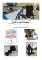 Filtration of water polluted with hydrocarbons F50-2