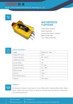 weatherproof telephone with beacon - 1