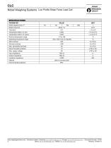 Low Profile Shear Force Load Cell CLC-2