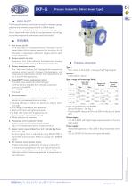 FKP - Pressure transmitter (direct mount type) - 1