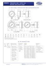 M5010 - Bourdon tube pressure gauge - 2