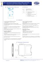 Tia 1 - Temperature converter DIN rail mounting - RTD100 input - 2