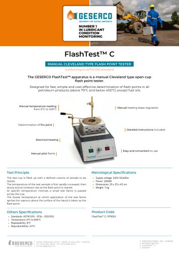FlashTest™ C
