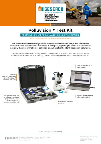 Polluvision™ Test Kit