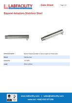 Bayonet Adaptors Stainless Steel - 1