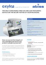 Oxylos Automated Leak O2 CO2 Analyzer Abiss-1