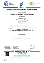 PRODUCT CONFORMITY CERTIFICATE - airmoVOC EN 14662-3-2015 QAL1-1