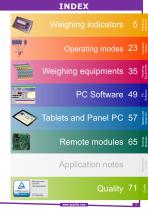 INDUSTRIAL WEIGHING GENERAL CATALOGUE - 3