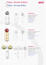 Trolleys, carriage rollers and ball bearings - 2