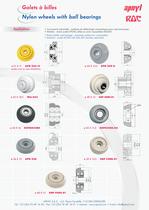 Trolleys, carriage rollers and ball bearings - 5