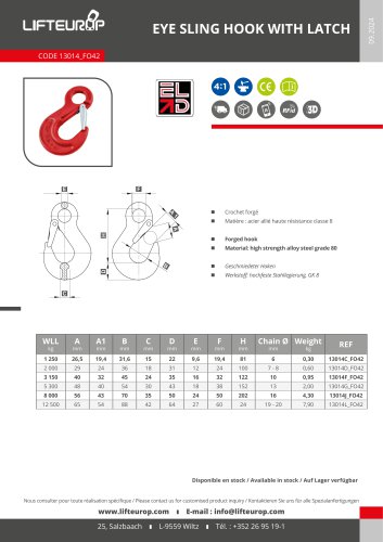 13014-FO42_EYE-SLING-HOOK-WITH-LATCH_datasheet