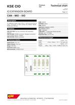 KSE-CIO Data Sheet - 1