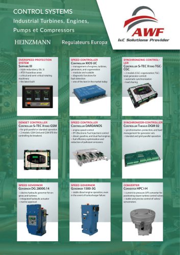 CONTROL SYSTEMS Industrial Turbines, Engines,