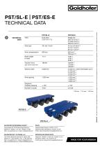 Pst Sl E Pst Es E Goldhofer Pdf Catalogs Technical