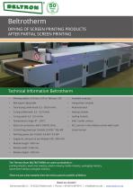 Beltrotherm DRYING OF SCREEN PRINTING PRODUCTS AFTER PARTIAL SCREEN PRINTING-2