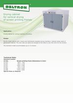 Drying cabinet for vertical drying of screen printing frames-1