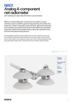 Analog 4-component net radiometer NR01-2