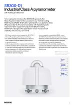 Industrial Class A pyranometer with heating and tilt sensor SR300-D1-2
