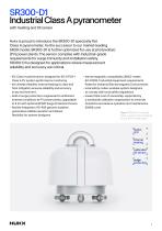 Industrial Class A pyranometer with heating and tilt sensor SR300-D1-2