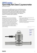 SR05 series Spectrally flat Class C pyranometers with various outputs-2
