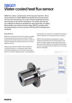 Water-cooled heat flux sensor SBG01-2