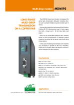 Base band multi-drop modem MDM192-1