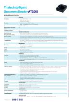 Thales Intelligent Document Reader AT10Ki-3