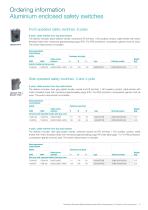 Aluminium Enclosed Safety Switches and Switch-disconnectors - 9