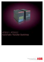 ATS021, ATS022 Automatic Transfer Switches - 1