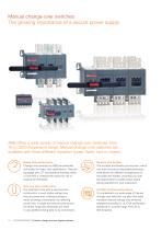 Change-over, bypass and transfer switches. Catalogue OTC1GB - 10