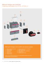 Change-over, bypass and transfer switches. Catalogue OTC1GB - 18