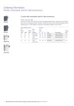 Enclosed switches and fusegear. Enlcosed switch-disconnectors, change-over switches and switch fuses. Catalogue OT3GB 12-05, - 12