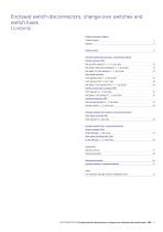 Enclosed switches and fusegear. Enlcosed switch-disconnectors, change-over switches and switch fuses. Catalogue OT3GB 12-05, - 3