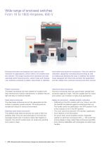 Enclosed switches and fusegear. Enlcosed switch-disconnectors, change-over switches and switch fuses. Catalogue OT3GB 12-05, - 6