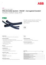 PMA Divisible System - PACOF - Corrugated Conduit - 1