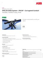 PMA Divisible System - PPCOF - Corrugated Conduit - 1