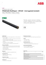 PMAFLEX Multilayer - XPCSF - Corrugated Conduit - 1