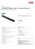 PMAFLEX Multilayer - XSOL - Corrugated Conduit - 1