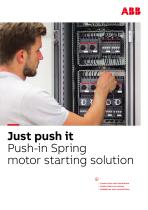 Push-in Spring motor starting solution - 1