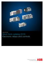 Short form catalog - Electronic relays and controls - 1