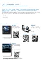 Short form catalog - Electronic relays and controls - 2