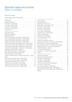 Short form catalog - Electronic relays and controls - 3