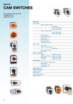 Switches, Rotary cam switches, Enclosed cam switches, OM, ON and OL - 10