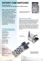 Switches, Rotary cam switches, Enclosed cam switches, OM, ON and OL - 4